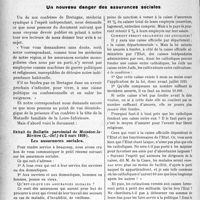 1773 - Page 1752 - Propos du jour. Un centenaire qui devrait être officiellement célébré. Le centenaire de la mort de Lamarck à la Société d’Anthropologie de Paris. — Une conférence sur Lamarck par M. le Pr Roule du Muséum d’Histoire naturelle [J. Noir] / Un nouveau danger des assurances sociales