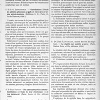 1794 - Page 1773 - Partie scientifique. L’Actualité Scientifique. Les Thèses. Etude sur le lymphatisme; ses signes et ses complications. Quelques comparaisons dans le règne animal, par Dr Gaston Gayraud (Marcel Vigné, éditeur, Paris, 1928) / Contribution à l’étude des adénites géniennes aiguës et chroniques d’origine alvéolo-dentaire, par Dr G. -G Lebedinsky (Éditions S. D, Paris, 1928) / Des spermatocystites latenter. Contribution à l’étude de leur séméiologie et de leur traitement, par Dr René Pineau (Paris, Jouve et Cie, éditeurs 1928) / Le diabète par syphilis acquise, par Dr Louis Lafourcade (Paris, Gaston Doin, et Cie, éditeurs, 1928)
