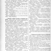 1823 - Page 1802 - Partie professionnelle, Hygiène, Assistance, Mutualité, Intérêts corporatifs, Variétés. Reportage professionnel. Nouvelles et Informations. Les croisières de vacances de la Fabre Line / Fédération médicale thermale et climatique pyrénéenne / Chemins de fer de Paris à Lyon et à la Méditerranée