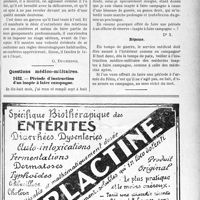 1828 - Page LXVII-1807 - Correspondance. Déontologie. Succession. — Concurrence / Questions médico-militaires. Période d’instruction d’un inapte à faire campagne