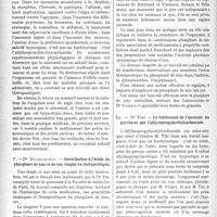 1871 - Page 1854 - Partie scientifique. L’Actualité Scientifique. Les Thèses. Contribution à l’étude du traitement de l’insomnie, par Dr Perget (Thèse de Paris, 1928) / Contribution à l’étude du phosphure de zinc et de son emploi en thérapeutique, par Dr Ducoeurjoly / Le traitement de l’insomnie des psychoses par l’alilysopropylacétylcarbaminde, par Dr Tibi