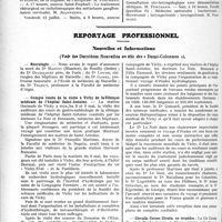 1895 - Page 1878 - Partie professionnelle, Hygiène, Assistance, Mutualité, Intérêts corporatifs, Variétés. Hôpitaux de l'assistance publique de Paris. Faculté de Médecine de Bordeaux / Reportage professionnel. Nouvelles et Informations. Nécrologie [Docteurs Maguin, Ducroquet, Louge, Gamel, Trabut] / Compte rendu de la visite à Vichy de la Clinique médicale de l’hôpital Saint-Antoine / Circuits Corses Cirnéa, en torpédos