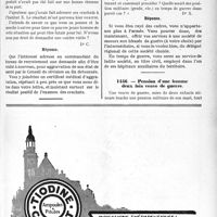 1906 - Page LXXIII-1889 - Correspondance. Questions médico-militaires. Aggravation de l’état d’un conscrit bon pour le service / Obligations militaires après radiation des cadres / Pension d’une femme deux fois veuve de guerre
