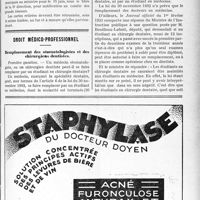 1918 - Page XIII-1901 - Retrait de cartes de surclassement / Droit médico-professionnel. Remplacement des stomatologistes et des chirurgiens-dentistes