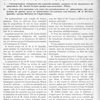1920 - Page 1903 - Propos du jour. Deux propositions de lois pour assurer la prophylaxie de la tuberculose. I. — L’incorporation obligatoire des conscrits atteints, suspects ou en imminence de tuberculose. (M. Justin Godart, ancien sous-secrétaire d’État) / II. — Le retour et le maintien à la terre des prétuberculeux et tuberculeux, des pensionnés de guerre gazés ou tuberculeux, des anciens coni battants. (M. le Docteur Queuille, ancien Ministre de l’Agriculture) [J. Noir]