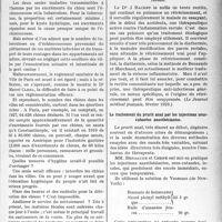 1934 - Page 1917 - Partie scientifique. L’Actualité Scientifique. La Presse. La souillure des villes par les excréments de chiens [(Annales d’hygiène publique, industrielle et sociale, décembre 1928)] / Le traitement des rétrécissements inflammatoires du rectum [(Le Journal médical français, février 1929)] / Le traitement du prurit anal par les injections sous-cutanées anesthésiantes [(Le Journal méd. français, février 1929)]
