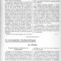 2005 - Page 1986 - Partie scientifique. Travaux Originaux. La clinique au goût du jour. Symptomatologie et traitement des helminthes et protozoaires les plus fréquents / L'actualité Scientifique. La Presse. Principes généraux et indications de la vaccinothérapie [(L’Evolution thérapeutique, 1928-1929)]
