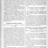 2009 - Page 1990 - Partie scientifique. L'actualité Scientifique. Les Sociétés Savantes. Paris. Le traitement de l’érythrémie par le chlorhydrate de phénylhydrazine, (Académie de médecine ; 7-5-1929) / Traitement des fractures des membres, (Académie de médecine ; 30-4-1929) / Sur la création de centres de malariathérapie, (Académie de médecine ; 7-5-1929) / Modifications du coeur chez l’enfant par l’amélioration de l’insuffisance respiratoire, (Société de Pédiatrie ; 21-5-1929)