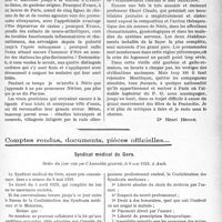 2030 - Page 2011 - Partie professionnelle, Hygiène, Assistance, Mutualité, Intérêts corporatifs, Variétés. Travaux Originaux. La journées médicales d'Auvergne [Dr Henri Henne]. Où doit-on encore parler du "tiers-payant" en matière d’A. S. ?, par le Dr Passot / Comptes rendus, documents, pièces officielles…. Syndicat médical du Gers