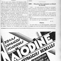 2040 - Page LIX-2019 - Correspondance. Accidents. Accidents du travail causé par un tiers / Situation d’un cantonnier accidenté du travail