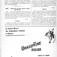 2041 - Page 2020-LX - Correspondance. Accidents. Situation d’un cantonnier accidenté du travail / Droit des parents d’une victime du travail / Accident survenu à un facteur