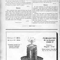 2047 - Page 2026-LXVI - Correspondance. Fiscalité. La patente sur une clinique dont le médecin n’est ni propriétaire ni locataire n’est pas due / Honoraires de droit commun. Recouvrement d’honoraires contre un ouvrier