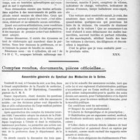 2098 - Page 2077 - Partie professionnelle, Hygiène, Assistance, Mutualité, Intérêts corporatifs, Variétés. Travaux Originaux. Chronique automobile. Bagages, roues de secours.... et quibusdam aiüs / Comptes rendus, documents, pièces officielles... Assemblée générale du Syndicat des Médecins de la Seine