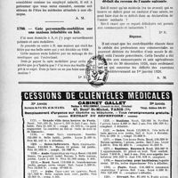 2115 - Page 2094-LXVI - Correspondance. Fiscalité. Un médecin de bureau de bienfaisance recevant un traitement fixe est-il patentable ? / Cote personnelle-mobilière sur une maison inhabitée en fait / Le déficit d’une année ne peut être déduit du revenu de l’année suivante