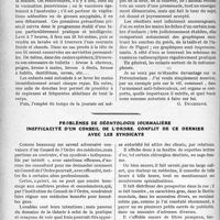 2159 - Page 2136 - Partie professionnelle, Hygiène, Assistance, Mutualité, Intérêts corporatifs, Variétés. Travaux Originaux. La médecine prophylactique. Le Préventorium dans l’armement anti-tuberculeux, Le Préventorium de Canteleu [G. Duchesne] / Problèmes de déontologie journalière inefficacité d’un conseil de l’ordre conflit de ce dernier avec les syndicats. Déontologie pure