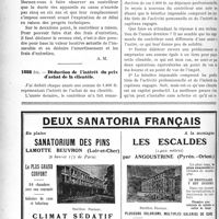 2183 - Page 2160-LXIV - Correspondance. Fiscalité. Déduction du prix d’appareils médicaux et des irais d’entretien d'un immeuble / Déduction de l’intérêt du prix d’achat de la clientèle