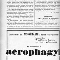 2187 - Page 2164-LXVIII - Correspondance. Certificats. Certificat de décès : mention « décédé de mort naturelle » / Assistance. Le choix du médecin dans l’assistance médicale
