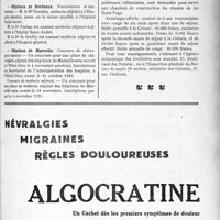 2198 - Page VII-2175 - Dernières nouvelles. Université de Hanoï / Monument Cabanès / Hôpitaux de Bordeaux / Hôpitaux de Marseille / Hôpital civil d’Oran / postées médicaux au Togo
