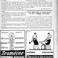 2204 - Page XIII-2181 - Les vacances des étudiants en Médecine. Un beau geste de solidarité confraternelle / Pour remplacer le tiers payant là où il semble inévitable