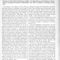 2206 - Page 2183 - Propos du jour. Comment les médecins occupent leurs loisirs ?. La variété de leurs connaissances et la largeur de leur esprit. — Quelques exemples : Un doyen de la Faculté de médecine exégète ; un médecin parisien moraliste ; un praticien de campagne biologiste et philosophe ; une fille et femme de médecins éducatrice [J. Noir]