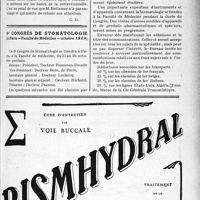 2250 - Page LV-2227 - Pour remplacer le tiers payant là où il semble inévitable / 6e Congrès de stomatologie, (à Paris — Faculté de Médecine — octobre 1929)