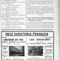 2270 - Page XI-2247 - A travers l’officiel. Concours pour l’obtention des bourses de doctorat en médecine en 1929 / Avis de concours pour un emploi de professeur suppléant à l’école de plein exercice de médecine et de pharmacie de Rennes
