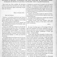 2274 - Page 2251 - Propos du jour. Pourquoi nous demandons l’organisation de l’internat obligatoire ? Une lettre sincère d’un médecin de province. L’expérience que nous avons tirée de nos propres études. L’utilisation des Écoles de province. La Faculté, école de perfectionnement