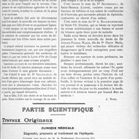 2276 - Page 2253 - Propos du jour. Quelques inscriptions qu’on aurait pu faire au Livre d’or du Corps médical français s’il eût existé [J. Noir] / Partie scientifique. Travaux Originaux. Clinique médicale. Diagnostic, pronostic et traitement de l’épilepsie, d’après une leçon de M. le Professeur Baudouin