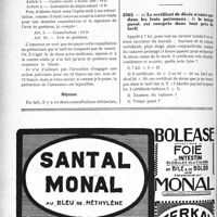 2321 - Page 2298-LVIII - Correspondance. Application du Tarif Fallières. Pas de frais inutiles, donc injustifiés / Le certificat de décès n’entre pas dans les frais patronaux ; le temps passé, est compris dans tout prix du tarif