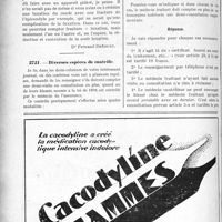 2323 - Page 2300-LX - Correspondance. Application du Tarif Fallières. Lésions complexes du coude / Diverses espèces de contrôle