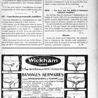 2390 - Page LIX-2367 - Correspondance. Fiscalité. Pénalités pour déclarations insuffisantes / Contribution personnelle-mobilière / La taxe sur les poids et mesures subsiste toujours
