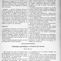 2422 - Page 2399 - Partie scientifique. Travaux Originaux. La clinique au goût du jour. De quelques affections du carrefour sous-hépatique / Physiologie gynécologique et médecine des femmes, Henri Vignes [G. Duchesne]