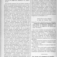 2435 - Page 2412 - Partie scientifique. L’Actualité Scientifique. Les livres. Précis de l’ionothérapie électrique, par F. Gidon, Les presses universitaires de France, Paris / Ulcères de l’estomac et du duodénum (étude anatomo-clinique et traitement chirurgical, par Victor Pauchet, Gaston Doin et Cie, éditeurs, Paris