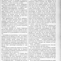 2444 - Page 2421 - Partie professionnelle, Hygiène, Assistance, Mutualité, Intérêts corporatifs, Variétés. Travaux Originaux. La question sexuelle. La chasteté masculine est-elle possible? [Dr. S. Lortsch]