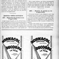 2458 - Page LIX-2435 - Correspondance. Médecine légale. Honoraires pour une autopsie pratiquée sur réquisition de l'autorité judiciaire / Questions médico-militaires. Majoration de pension en cas d’aggravation / Révision de pension en cas d'aggravation