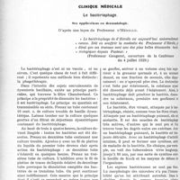 2481 - Page 2458 - Partie scientifique. Travaux Originaux. Clinique médicale. Le bactériophage, Ses applications en dermatologie, d’après une leçon du Professeur d’Hérelle