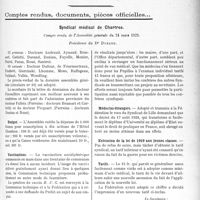 2518 - Page 2495 - Partie professionnelle, Hygiène, Assistance, Mutualité, Intérêts corporatifs, Variétés. Travaux Originaux. Varia. Le secret médical / Comptes rendus, documents, pièces officielles... Syndicat médical de Chartres
