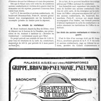 2523 - Page 2500-LVI - F. O. P. des Associations de mutilés, veuves, orphelins de la guerre, ascendants et anciens combattants. Tribunaux des Pensions / La retraite du combattant / La carte du combattant / Les droits des anciens combattants et victimes de la guerre