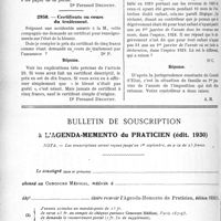 2533 - Page 2510-LXVI - Correspondance. Application du Tarif Fallières. Déplacement pour plaie de main / Certificats au cours du traitement / Fiscalité. Réduction d’impôts pour charges de famille