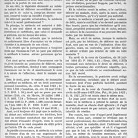 2600 - Page 2551 - Partie professionnelle, Hygiène, Assistance, Mutualité, Intérêts corporatifs, Variétés. Travaux Originaux. Validité d'un testament. Le médecin traitant peut-il certifier que le de cujus était sain d’esprit ?