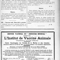 2624 - Page LVII-2569 - Correspondance. Fiscalité. Exemption de timbre pour les mémoires d’honoraires accidents du travail / Patente d’un médecin de station thermale / Nouveau bail. Base de la patente