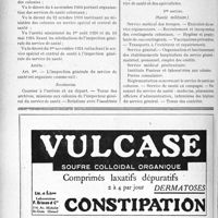 2633 - Page 2578-X - A travers l’officiel. Maladies professionnelles / Service de santé des colonies