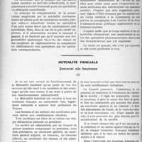 2667 - Page 2612 - Partie professionnelle, Hygiène, Assistance, Mutualité, Intérêts corporatifs, Variétés. Travaux Originaux. Spécialités pharmaceutiques et tiers payant, par le Dr H. Bech. Les spécialités pharmaceutiques et la loi des pensions / Mutualité familiale. Comment elle fonctionne [A. Gassot]