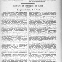 2672 - Page 2617 - Partie professionnelle, Hygiène, Assistance, Mutualité, Intérêts corporatifs, Variétés. Travaux Originaux. L’hydrologie française célèbre. L’inauguration du radio vaporarium sulfuré de Luchon / Faculté de médecine de Paris. Enseignement et actes de la Faculté
