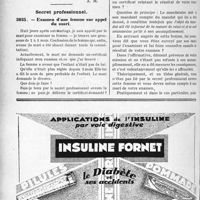 2679 - Page 2624-LII - Correspondance. Fiscalité. Erreur d’imposition / Secret professionnel. Examen d’une femme sur appel du mari