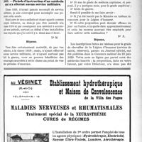 2684 - Page LVII-2629 - Correspondance. Questions médico-militaires. Droit d’un ancien combattant à une pension / Période d’instruction d’un médecin qui n’a effectué aucun service militaire / Proposition pour la Légion d’honneur