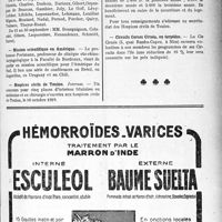2690 - Page VII-2635 - Dernières nouvelles. Médecins électro-radiologistes présents à Paris pendant les vacances / Mission scientifique en Amérique / Hospices civils de Toulon / Circuits Corses Cirnéa, en torpédos