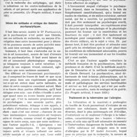 2712 - Page 2657 - Partie scientifique. L'Actualité Scientifique. La Presse. Traitement par le bactériophage de d’Hérelle, des panaris et des plaies infectés des doigts et de la main [(Le Progrès médical, 9 mars 1929)] / Défense des méthodes et critique des théories psychanalytiques [(Le Progrès médical, 9 mars 1929)] / Traitement de la tuberculose par l'allergine [(La Presse médicale, 16 mars 1929)]