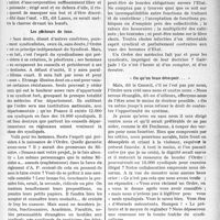 2730 - Page 2675 - Partie professionnelle, Hygiène, Assistance, Mutualité, Intérêts corporatifs, Variétés. Travaux Originaux. Chronique de la mutualité. L’ordre des médecins contre le syndicat. La charrue devant les boeufs / Les pêcheurs de lune / « Ou qu’un beau désespoir... » / Ceci tuera cela