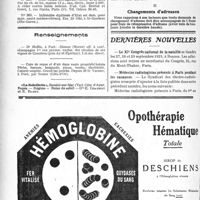 2757 - Page 2702-VI - Demandes et offres / Renseignements / Dernières nouvelles. Le XIe Congrès national de la natalité / Médecins radiologistes présents à Paris pendant les vacances